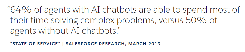 chatbot artificial intelligence salesforce