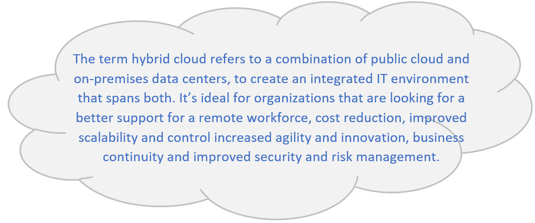 Cloud or On-Premises Combine both worlds for high performing IT